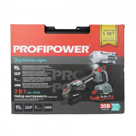 Набор аккумуляторный ProfiPower 2 в 1 ProfiSet-2H20 E0286 - Фото 3