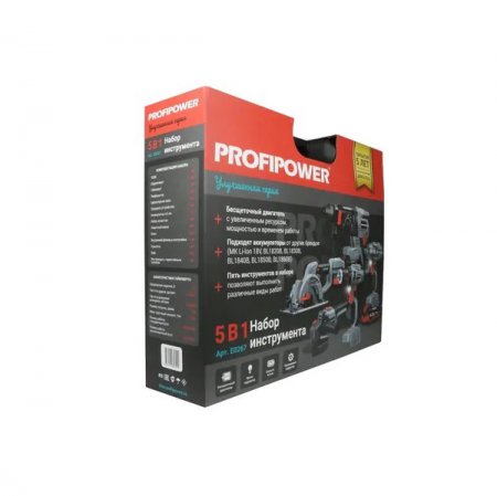 Набор аккумуляторный ProfiPower 5 в 1 ProfiSet-5F20 E0267M1 - Фото 2 Набор аккумуляторный ProfiPower 5 в 1 ProfiSet-5F20 E0267M1 - Фото 2