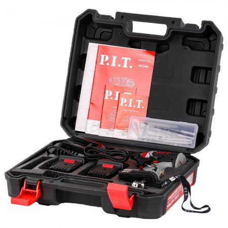 Аккумуляторная дрель PIT PSB20H-10C/2 - Фото 4