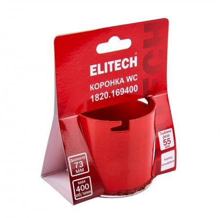 Коронка кольцевая ELITECH 1820.169400 - Фото 6