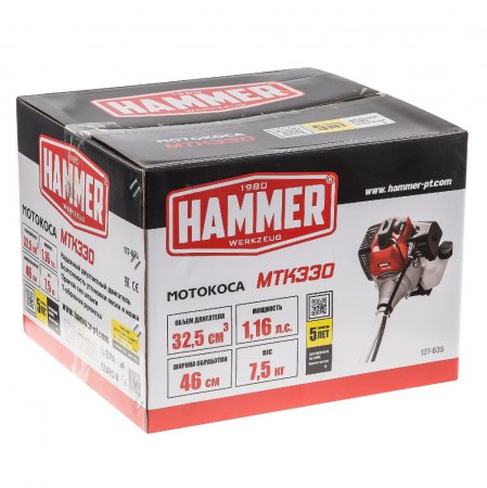 Бензиновый триммер HAMMER MTK330 - Фото 4