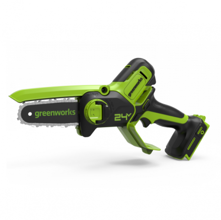 Аккумуляторная мини пила цепная GREENWORKS GD24CSMNX 2008707UA - Фото 2