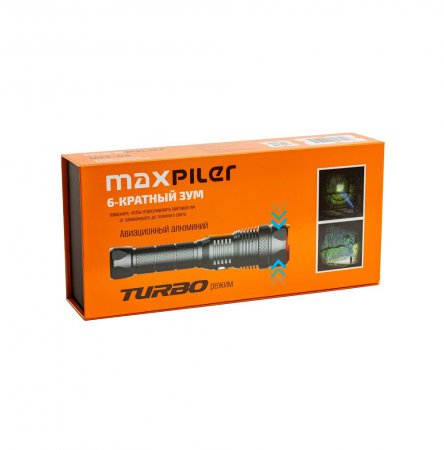 Аккумуляторный фонарь ручной MAXPILER MPF-04 - Фото 2