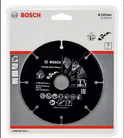 Универсальный пильный диск Bosch Multi Wheel 125 мм по дереву 2.608.623.013