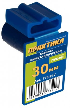 Коронка биметаллическая ПРАКТИКА 32 мм (1 1/4"), (1шт)