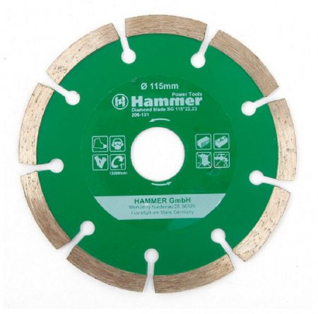 Диск алмазный Hammer Flex 206-101 DB SG (115*22мм)