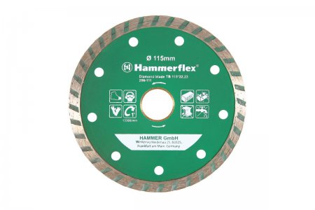 Диск алмазный Hammer Flex 206-111 DB TB (115*22мм)