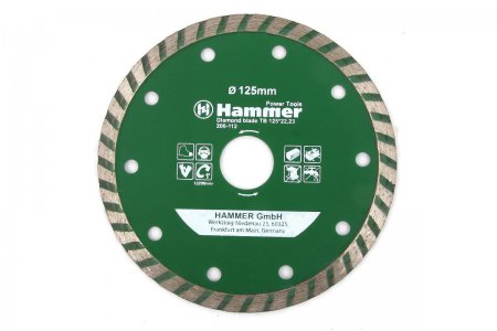 Диск алмазный Hammer Flex 206-112 DB TB (125*22мм)