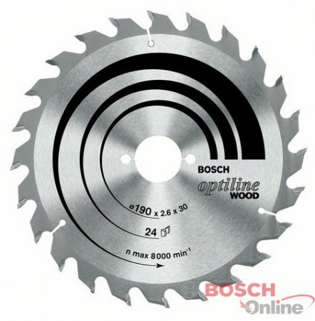 Диск пильный BOSCH 2.608.640.728 Optiline Wood для ручных циркулярных пил 250мм Диск пильный BOSCH 2.608.640.728 Optiline Wood для ручных циркулярных пил 250мм