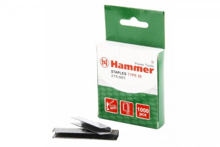 Скобы для степлера Hammer Flex 215-001
