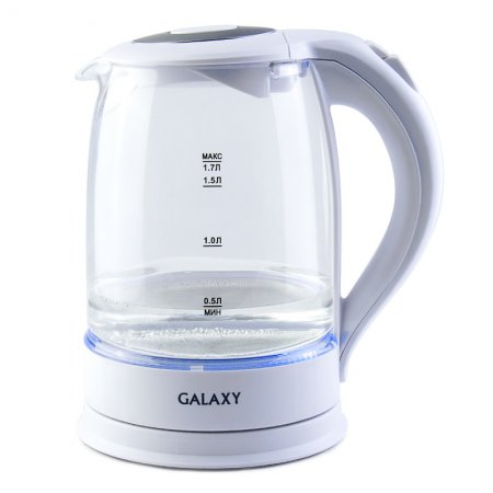 Чайник электрический со стеклянной колбой Galaxy GL 0553 - Фото 1