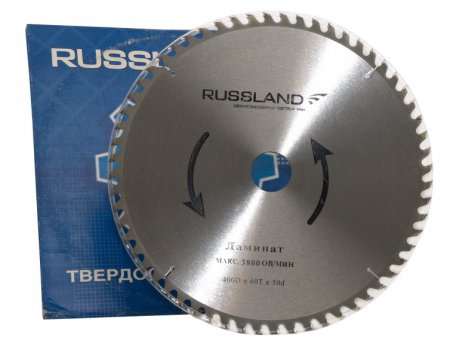 Пильный Диск по ламинату Russland 400 х 80 х 50 MF Пильный Диск по ламинату Russland 400 х 80 х 50 MF