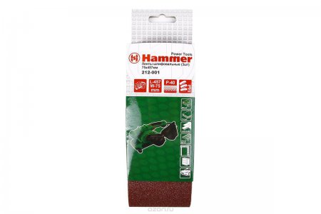 Лента шлифовальная Hammer Flex 212-001