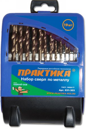 Набор свёрл по металлу ПРАКТИКА "Сделай сам" 031-303 Набор свёрл по металлу ПРАКТИКА "Сделай сам" 031-303