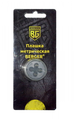 Плашка метрическая BERGER BG1011 М12х1,75 мм 