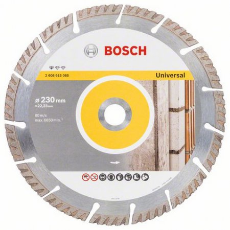 Алмазный отрезной диск BOSCH Stf Universal 2.608.615.065 230*22,23