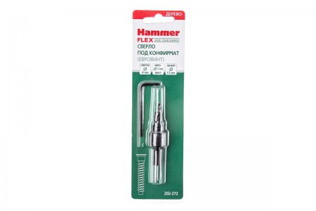 Сверло под конфирмат Hammer Flex 202-272 DR WD DBL FLUTE - Фото 2