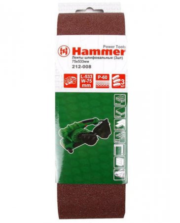 Лента шлифовальная Hammer Flex 212-008