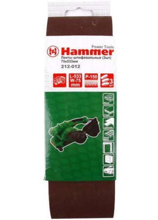 Лента шлифовальная Hammer Flex 212-012