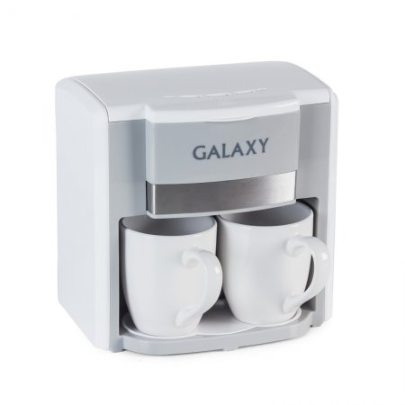 Кофеварка электрическая Galaxy GL 0708 белая - Фото 1