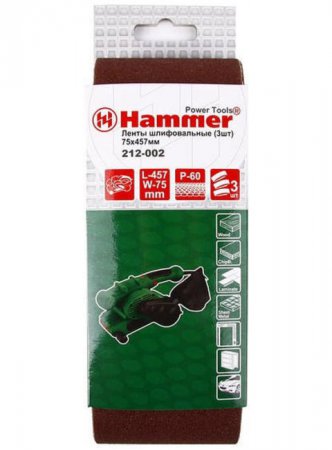 Лента шлифовальная Hammer Flex 212-002