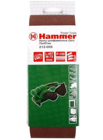 Лента шлифовальная Hammer Flex 212-006 