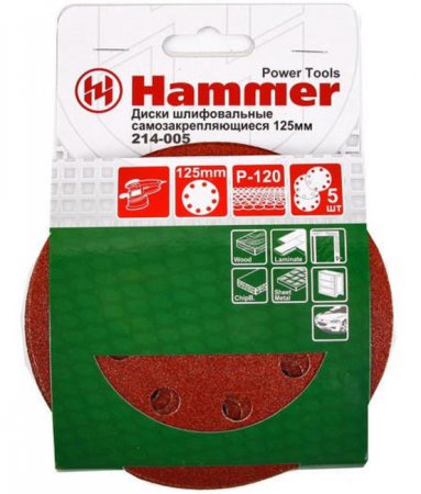 Шлифовальный круг самосцепляющийся Hammer Flex 214-005 