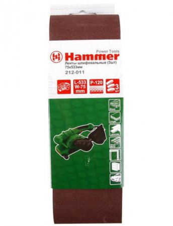 Лента шлифовальная Hammer Flex 212-011