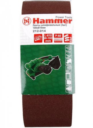 Лента шлифовальная Hammer Flex 212-014 