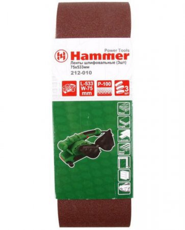 Лента шлифовальная Hammer Flex 212-010