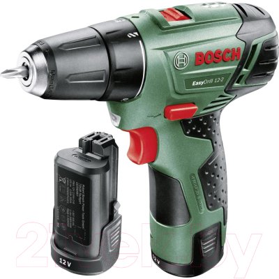 Аккумуляторная дрель-шуруповерт BOSCH EasyDrill 12-2 0.603.972.90V 