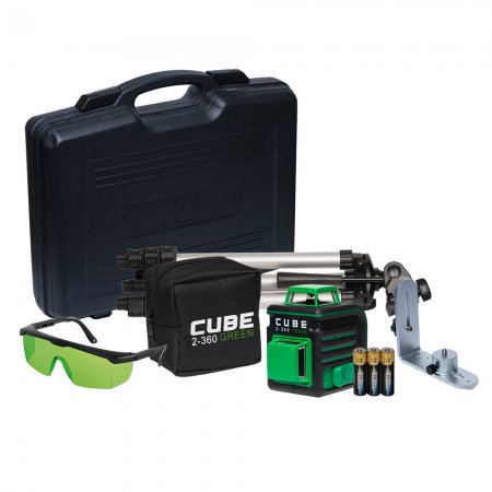 Построитель лазерных плоскостей ADA CUBE 2-360 Green Ultimate Edition - Фото 1