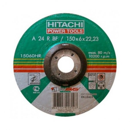 Диск шлифовальный HITACHI 150 60 HR Диск шлифовальный HITACHI 150 60 HR