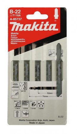 Пилки для лобзика Makita А-85737