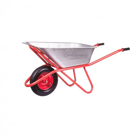 Строительная одноколесная тачка Оптимал 110л - Фото 1 Строительная одноколесная тачка Оптимал 110л - Фото 1