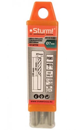 Cверла по металлу (10шт) Sturm 1055-04-7S-SS10